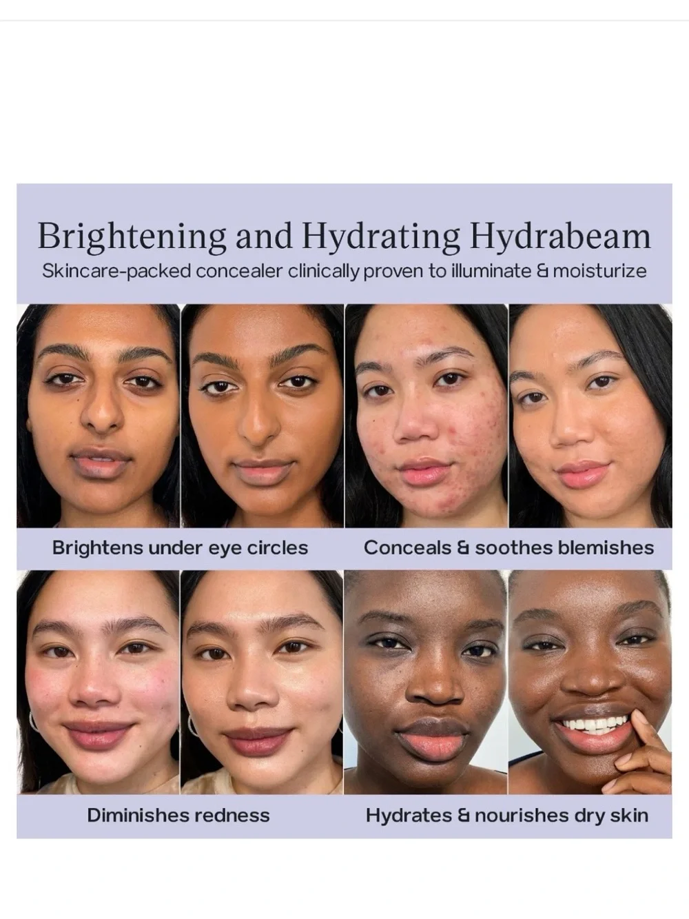 Saie Hydrabeam in shade HB Half. Full size. 6 ml.